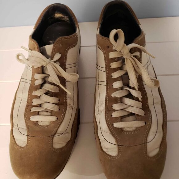 Cole Haan Nike Air Sole White and Brown 9.5M - Picture 2 of 10